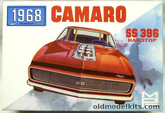MPC 1/25 1968 Chevrolet Camaro SS 396 Hardtop - Box / Decals / Instructions / Small Parts ONLY, 1968-200 plastic model kit